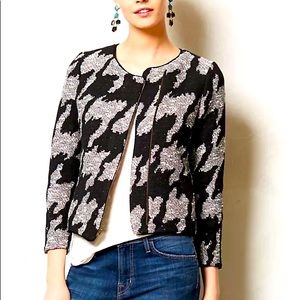 Anthropologie MYNE Houndstooth Jacket NWOT M